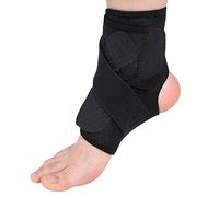 Ajustable Chevillères Compression Respirant Soutien de Cheville pour Entorse Blessure Sangle Protecteur Soulager la Douleur Noir
