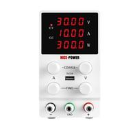 Ajustable DC Alimentation 3 0v 10a LED Digital Lab Bench Source Source stabilisée d'alimentation stabilisée Tension du régulateur de la Tension d'alimentation 110V 220V (Color : AN101 Set2 30V10A)