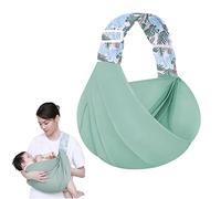 Ajustable Echarpe Portage Koala, Echarpe Koala pour Nouveau-né et Tout-petit, Echarpe de Portage Facile à Enfiler, Ergonomique Porte bébé, pour Bébés Jusqu'à 20kg-vert