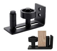Ajustable Guide de Plancher, Guide Inférieur pour Porte en Bois, Rail Porte Coulissante, Guide Porte Coulissante Sol Réglables, aux Portes de Grange et aux Systèmes de Portes Coulissantes, 8 en 1