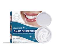 Ajustable Snap On Fausses Dentss,Petite Prothèse Ajustable Légère,Blanchiment Dents,Prothèses Réglables à Clipser,Couvrir Les Mauvaises Dents 1PC