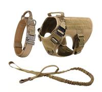 Ajustement De Chiens De Service en Nylon,Brun,S