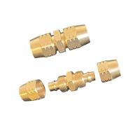 Ajustement d'irrigation à connexion rapide Pulvérisateur d'épissure de tuyau réutilisable Tuyaux Raccord d'air articulé en cuivre Facile à utiliser Butées d'air d'épissure réutilisables