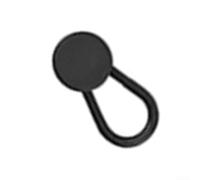 Ajustement facile du pantalon - Solutions élastiques innovantes pour améliorer instantanément l'ajustement (noir 15 mm)