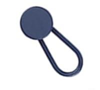 Ajustement facile du pantalon : solutions élastiques innovantes pour améliorer instantanément l'ajustement (bleu foncé 18 mm)