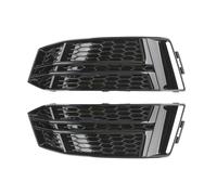 Ajustement for A//u//d//i A4 B9 S-LINE 2016 2017 2018 8W0807681 voiture brillant noir nid d'abeille pare-chocs avant antibrouillard calandre inférieure couverture de lunette