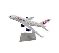 Ajustement pour Airways Airbus A380 Airlines Modèle d'avion Alliage Moulé sous Pression Cadeaux Décoration Collectionner(16cm)