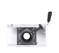 Ajustement pour Bateau pour Curseur de Siège, Alliage D'aluminium Durable, Réglage Coulissant Avant et Arrière pour Poteau de Piédestal de 2-7/8" de Diamètre, Idéal pour Les Activités Marines.