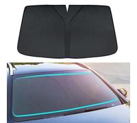 Ajustement pour Mercedes Benz Classe E W211 2003-2009, Pare-Soleil de Pare-Brise de Voiture, Protection Solaire complète Pare-Soleil de Voiture, Noir