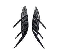 Ajustement pour Stinger 2018-2023 voiture avant arrière pare-chocs Spoiler garde-boue côté évent couverture Grille Couverture des ailes de flux d'air latéral(Carbon Look - Rear)