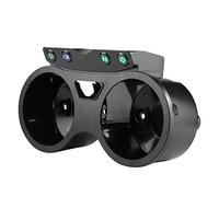 Ajustement pour YBR 125 ED 2005-2009 Couverture du Compteur de Kilométrage Noir pour le Dispositif de Mesure Inférieur du Tachymètre, Cadre de Décoration ABS-Plastic-instrument pour les Amateurs de