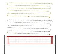 Ajusteur De Chaîne De Hauteur De Filet De Volley-Ball - Outil De Mesure De Filet De Volley-Ball, Régleur De Filet De Volley-Ball, Chaîne De Mesure De Filet De Volley-Ball De 2,5 M/8,2 Pieds, 2 Pièces