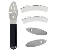 Ajusteur de dégagement de frein à disque, 1 clé de réparation de disque de vélo pour aligner les plaquettes de frein hydrauliques, outil CNC coupé en acier avec 3 profondeurs de fente pour l'entretien