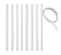 Ajusteur de la taille de l'anneau: matériau silicone flexible, pratique à, support sûr pour bijoux, design discret et transparent | Solution de redimensionam