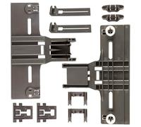 Ajusteur de panier supérieur de rechange W10350376 (10 pièces) compatible avec lave-vaisselle Kenmore Whirlpool KitchenAid AP5956100 W10253546 PS10064063 W10238418 - Fix Sagging/Rolling Dish Rack