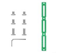 Ajusteur de position du trou de cage de bouteille d'eau en alliage d'aluminium avec conversion multifonction pour trous de montage mobiles et géométrie de petit cadre (vert)