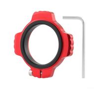 Ajusteur de préchargement de manivelle compatible avec les manivelles DUB - Corps en alliage d'aluminium de 29 mm et anneau fileté en nylon pour un ajustement sûr (rouge)