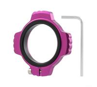 Ajusteur de préchargement de manivelle compatible avec les manivelles DUB - Corps en alliage d'aluminium de 29 mm et anneau fileté en nylon pour un ajustement sûr (violet)