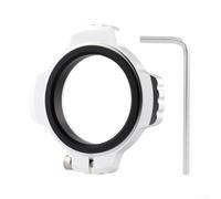 Ajusteur de préchargement de manivelle compatible avec les manivelles DUB - Corps en alliage d'aluminium de 29 mm et anneau fileté en nylon pour un ajustement sûr (argenté)