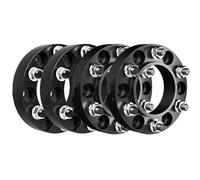 Ajusteur de roue Adaptateur D'entretoises Roue 6 Écrous, 2/4 Pièces 30/35/38 Mm PCD 6 X 139,7 CB 93,1 Mm Pour Ford Pour Ranger(4Pcs Black 38mm)