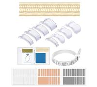 Ajusteur de taille d ' anneaux pour anneaux amples, 71 pièces, redimensionneur Invisible, feuilles auto-adhésives, protections pour faire des soucis de taille