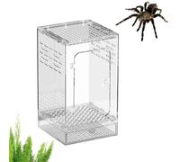 Ajving Spider Cube - Acrylique SPERINICA ACRYCURSE | Élevage de mantes de prière claires | Boîte de reproduction pour grillons de gecko de lézard scorpion reptile de Se