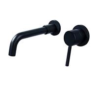 AJYBYUKJ Basin Mural Taps de Bassin Chaud et Froid mixage de lavabo à bouffée Tap pour évier pour Salle de Bain mélangeur de Bassin Mural Beauty Comes