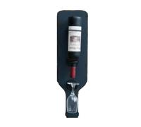 AJYBYUKJ Casier à vin Antique en Fer, présentoir à vin, Grand Support en Verre, Organisateur de Stockage de vin (Bleu Profond, Taille Unique) Beauty Comes