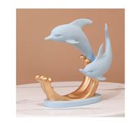 AJYBYUKJ Casier à vin Dauphin Casier à vin Décoration Moderne Minimaliste Pendaison de Crémaillère Nouveau Cadeau Casier à Vin Casier à Vin Supports de Stockage de Vin (B Taille Unique) Beauty Comes