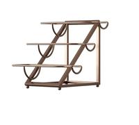 AJYBYUKJ Casier à vin de Table à 3 Niveaux, Support de Rangement Industriel en métal pour comptoir de Cuisine ou Bar, Garde-Manger, Garde-Manger, C Beauty Comes