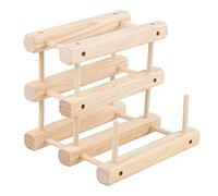 AJYBYUKJ casier à vin Porte-Bouteille de vin Rouge en Bois Armoire décorative de Salon Pliable. (C Taille Unique) Beauty Comes