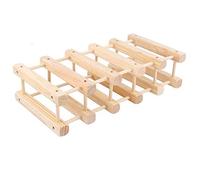 AJYBYUKJ casier à vin Porte-Bouteille de vin Rouge en Bois Armoire décorative de Salon Pliable. (E Taille Unique) Beauty Comes