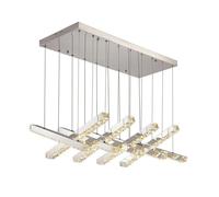 AJYBYUKJ Chaner, Restaurant Suspension Nordique LED Cristal Lumière Moderne De Luxe Salon Île Intérieur Chaner Lustre Beauty Comes