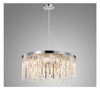 AJYBYUKJ K9 Cristal Plafond Lustre Anneau Design plafonnier Table à Manger Salon Cuisine LED Pendentif éclairage, lustres Beauty Comes