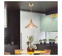 AJYBYUKJ Lampe de Lustre de Plafond, lustres LED Lustre Simple européen et créatif-Maison Restaurant Salle d'étude loft escalier café hôtel Magasin de vêtements Salon de thé Lampe à tête Unique E27