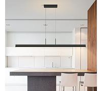 AJYBYUKJ Lampe Suspendue Minimaliste à LED, luminaire décoratif d'intérieur à Longue Bande, luminaire décoratif d'intérieur, idéal pour Un Restaurant, Une Cuisine ou Une île Beauty Comes