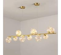 AJYBYUKJ Lampes suspendues Lustre Satellite Artificiel Luminaires Salle à Manger Cuisine Island Bar Éclairage décoratif Lustres LED Modernes Suspendus au-Dessus de la Table à Manger Beauty Comes