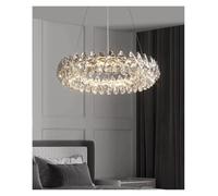 AJYBYUKJ LED Couronne Plafond Chaners K9 Cristal Magnifique Salon Salle à Manger Suspension Lampe décor à la Maison luminaires Suspendus ?, Moderne Beauty Comes