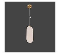 AJYBYUKJ Lustre d'éclairage, Lampe de Lustre Moderne à LED, Lustre Long à Double escalier pour Salon Creux - Villa Moderne de Luxe tournant au deuxième étage, Lustre à LED Moderne Beauty Comes