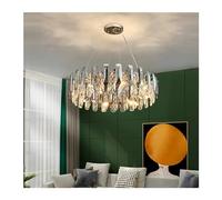 AJYBYUKJ Moderne Luxe Cristal LED Lustre Chambre Décor Pendentif Lumière Chambre Restaurant Lampes Suspendues Maison Plafond Lustre, Plafond Pendentif LumièrePendant Light Beauty Comes