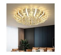 AJYBYUKJ Plafonnier LED en Cristal Minimaliste Moderne, Salon de Luxe, Chambre à Coucher, Salle à Manger, éclairage Principal, plafonnier Suspendu Beauty Comes