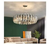 AJYBYUKJ Plafonnier LED Suspendu en Cristal au Design Moderne de Luxe, luminaire décoratif d'intérieur, idéal pour Un Salon ou Une Salle à Manger Beauty Comes