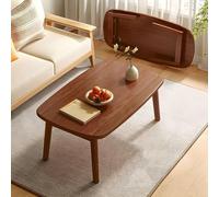 AJYBYUKJ Table Basse Japonaise, Table de thé Pliante en Bois Massif rectangulaire pour Le Sol Assis, Table de Salon Bas Moderne, Conception Minimaliste, Aucun Assemblage requis Beauty Comes