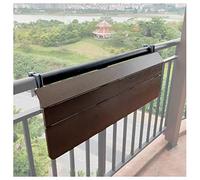 AJYBYUKJ Table de Balcon en Bois Pliant, Table de Bar à Balustrade Suspendue à économie d'espace pour Patio extérieur et Usage côté café Beauty Comes