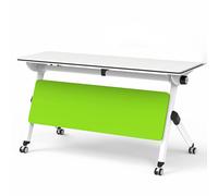 AJYBYUKJ Table Mobile Pliable avec Stockage et séparateurs pour Le Bureau, la Classe et l'utilisation Commerciale Beauty Comes