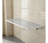 AJYBYUKJ Table Murale Pliante - Space-Sing 304 Barre de Petit-déjeuner en Acier Inoxydable et Bureau d'ordinateur, Table de Travail Pliable Murale pour Petites Maisons et Appartements Beauty Comes