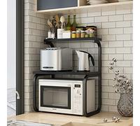 AJZXHE Étagères de Rangement, Plateaux et Supports Étagère de Cuisine, Double Four Micro-Ondes Four Rack Multifonctionnel Cuisine étagère de Rangement (Couleur : E)