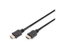 [AK-330107-010-S] Digitus Câble HDMI haute vitesse type A M / M plaqué or ave...
