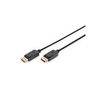 AK-340103-020-S Câble DP/DP M/M à clips noir 2m