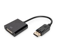 [AK-340409-001-S] Digitus Câble adaptateur DVI(24+5) vers DisplayPort 15 cm Noir